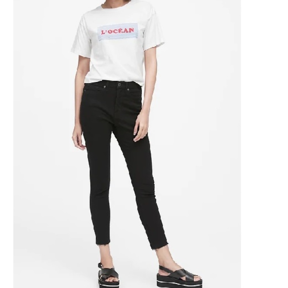 NWT BanaRep High Rise Skinny Ankle Jeans 27L c84